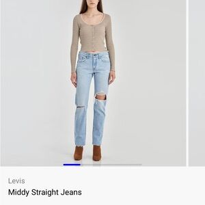 Levi's Middy Straight Jeans